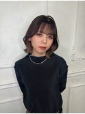 インナーカラー×ボブ