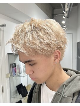 メンズペレ 渋谷(MEN'S PELE) ニュアンスパーマ/韓国マッシュ/スパイキーショート/渋谷