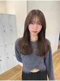 美髪レイヤーカット/顔まわりレイヤー/くびれロングレイヤー