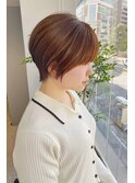 王道コンパクトショートボブ/ラベンダーベージュ/大須/矢場町