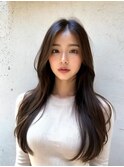 大人女性に似合う艶ロング×くびれレイヤーカット顔周りレイヤー