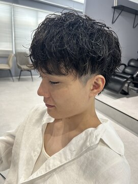 メンズ リコ(MEN'S RICO) シャドウパーマ韓国風マッシュツイスパメンズマッシュ【大和】