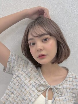 ディフィーノ 赤坂(DIFINO) 赤坂/レイヤーボブ/透明感カラー/顔まわりカット/巻ける縮毛矯正