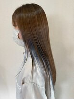 ヘアーアートミュージアム(Hair Art Museum) イヤリングカラー/インナーブルー/