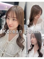 アピッシュ ギンザ(apish ginza)&nbsp;浅子小百合/ロングの韓国風パーマ