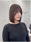 ◯ オリーブグレー/韓国/レイヤーカット/髪質改善/縮毛矯正/札幌