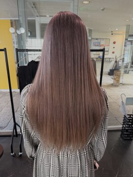 サンエンヘアー(lll_en hair) ピンクベージュ