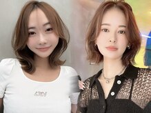 【ひし形シルエット&似合わせカット】骨格と髪のバランスを計算し似合わせを叶えた上品スタイルが大人気！
