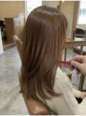 大船ワンカラーブリーチなしダブルカラーオリーブブラウンカラー