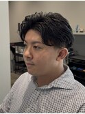 メンズカット×ニュアンスパーマ