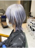 可愛いウルフショートヘア☆アッシュカラーWカラー中村清彦