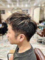 リノカヒリ(Lino kahili)&nbsp;メンズハイライト×ツーブロックショート