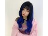 【透け感×柔らか質感】ケアブリーチ＋オーガニックカラー＋質感Tｒ￥17,000