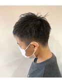 メンズアシメカット