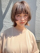 サロン シー(salon sea)&nbsp;salon sea大野　ウルフ×ミルクティーベージュ