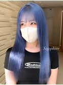 ba1632透明感アッシュブルーコリアンスタイルブルーグレージュ