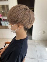 アジールヘア 池袋東口店(agir hair)&nbsp;メンズハイトーンミルクティーカラー池袋　池袋東口