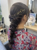 ファースト 祇園本店(first) 【ヘアセットサロンfrst】タイト編み下ろし♪
