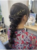 【ヘアセットサロンfrst】タイト編み下ろし♪
