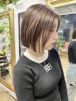 ヌード(NUDE)&nbsp;NUDE10代20代30代40代ワンレングスボブ ぶつ切りボブ 結べるボブ