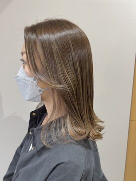 パラゴ(PARAGO.) 《緑橋/城東区/女性サロン》ハイライト×インナー×切りっぱなし