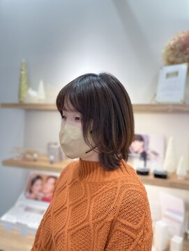 リミックス 南国店(remix) 柔らかアッシュのウルフボブ