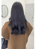 【お客様スタイル】アッシュ ブルー グレー ヘアカラー