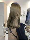 *ブリーチなしダブルカラー*オリーブベージュ*