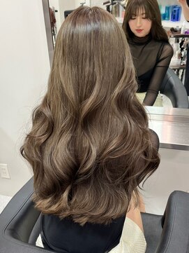 ベレーザシェルト(Beleza scelto) 3621髪質改善オルチャンヘアセシルカットグレージュワンホンヘア