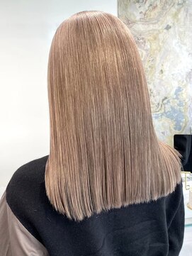 ソル ジングウマエ(SOL JINGUMAE) ミルクティーベージュダブルカラーインナーカラーケアブリーチ