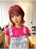 vivid pink×bob