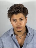 メンズパーマツイスパベリーショートかきあげ73ヘアビシネス