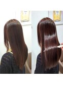【髪質改善】ナチュラルブラウン系カラー Ash清瀬 大嶋