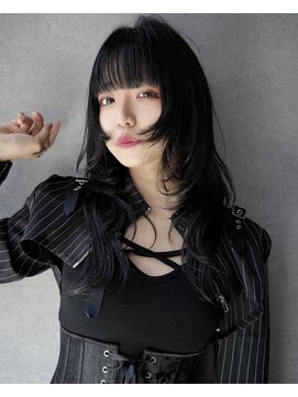 リラス 博多(rilas) ロングウルフ　レイヤーカット　ウルフカット
