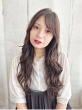 トレント(ToRrent) スモーキーグレージュ×韓国巻きロング