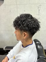 グロウヘアワークス(grow hair works)&nbsp;ツーブロック×ツイストパーマ