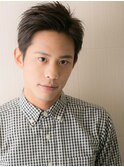 ビジネスシーンにも◎マットブラウン刈り上げショート仙台愛子
