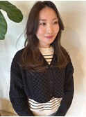 かきあげバング センターパート  レイヤー【20代/30代/40代】