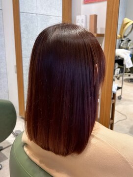 ジョイデュース(JOY DUCE) ボルドーカラー×髪質改善【JOY DUCE_野中】.