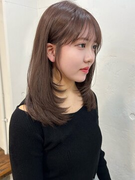 ポーチバイハニー オモテサンドウ(PORCH by HONEY omotesando) 髪質改善バイカルテレイヤーカット小顔韓国マロンベージュ