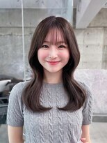 フィヴェント(Fivent)&nbsp;メルティカラー似合わせカットフェミニンロング韓国レイヤー