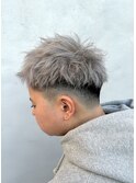 シルバーアッシュ×ショート
