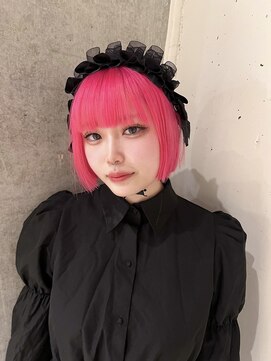 モニカ 栄店(MONIQA) neon pink color