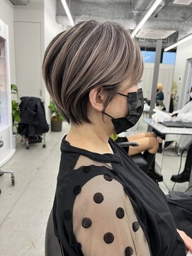 ジルブラン 錦糸町(JIL BLAN) 大人可愛い丸みショート×デザインハイライトオージュアTr