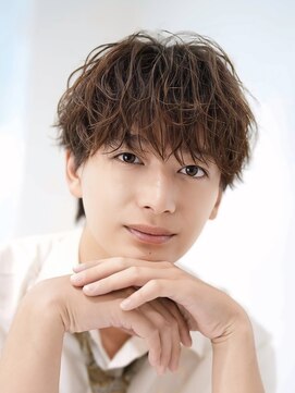 オーシャントーキョー 心斎橋(OCEAN TOKYO WEST) シャドウパーマシースルーラウンドマッシュ波巻きパーマウルフ