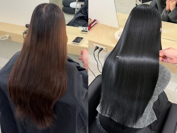 ティエリー 新宿(Tiely)の写真/ダメージ毛でお悩みの方も、髪質改善サロン【Tiely】であなた史上最高の美髪に＊[新宿/髪質改善]
