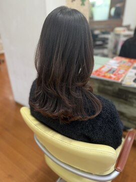 アークスヘアー 30代40代大人可愛い髪質改善カラーラベンダーグレージュ透明感