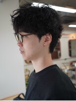 クオル キャスト 熊本(QOL×cast)&nbsp;無造作マッシュニュアンスツイストパーマ