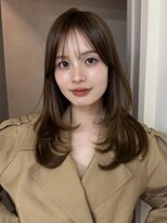 ノイ 銀座(noi)&nbsp;顔周りレイヤーカットべージュカラーくびれレイヤーカット