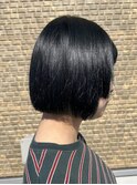切りっぱなしボブ